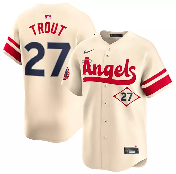 Nike Men's Los Angeles Angels 2024 City Connect Mike Trout #27