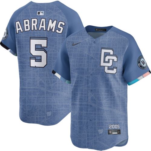 Nike Men's Washington Nationals Dylan Crews #3 City Connect Blue