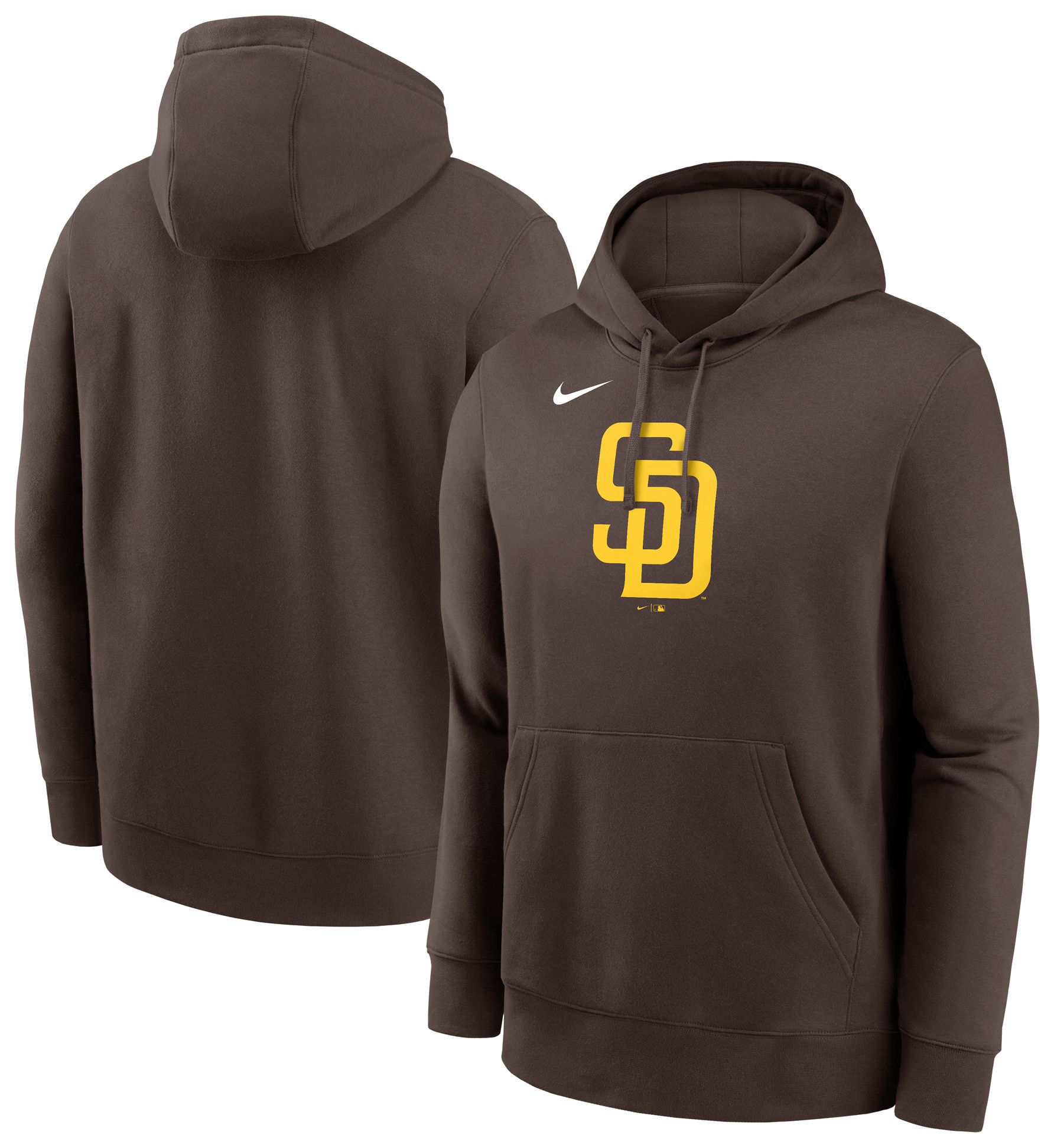 Nike Adult San Diego Padres Club Brown Hoodie product image