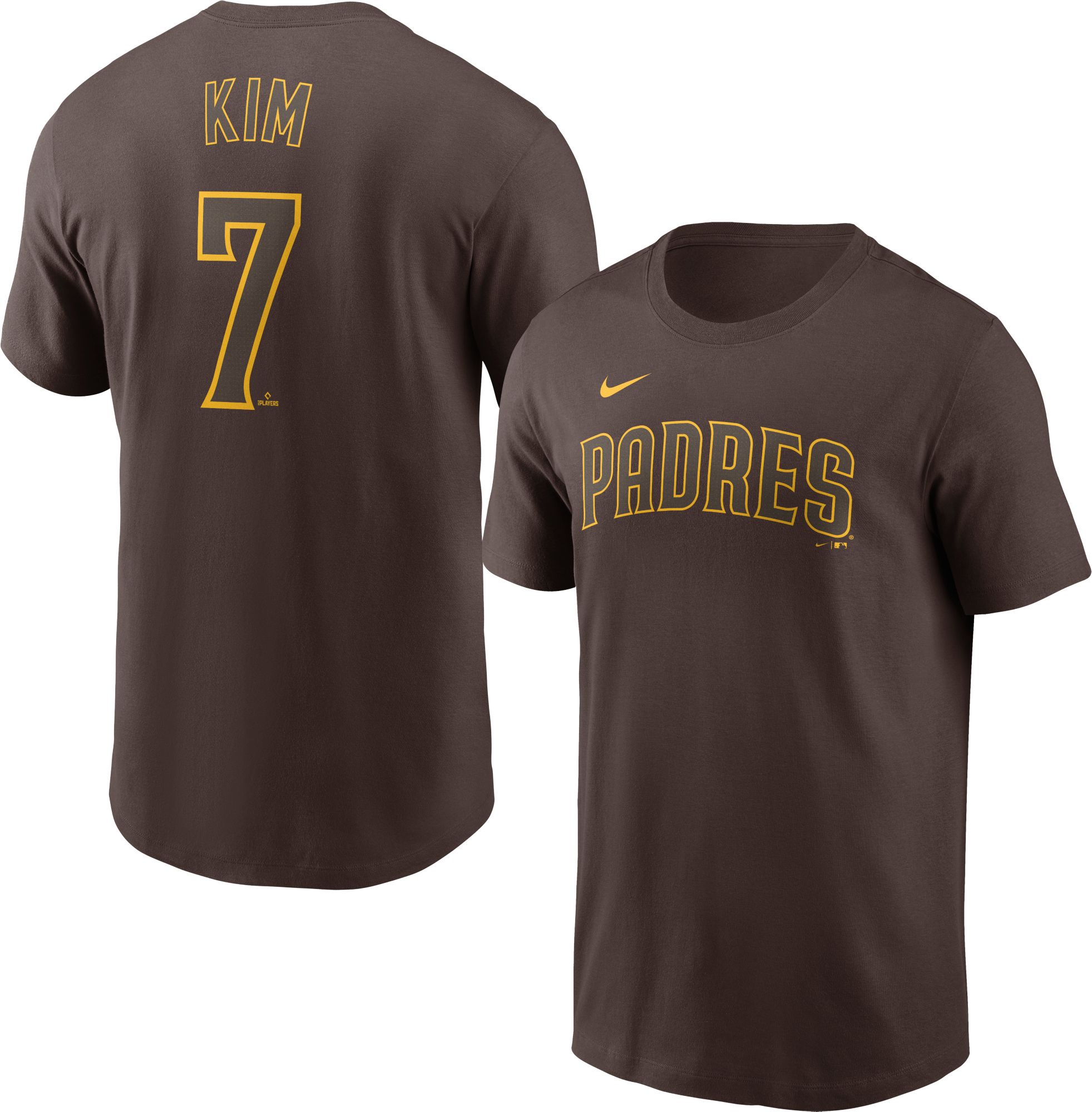 Nike Men's San Diego Padres Ha-seong Kim #7 Brown Cooperstown T-Shirt product image