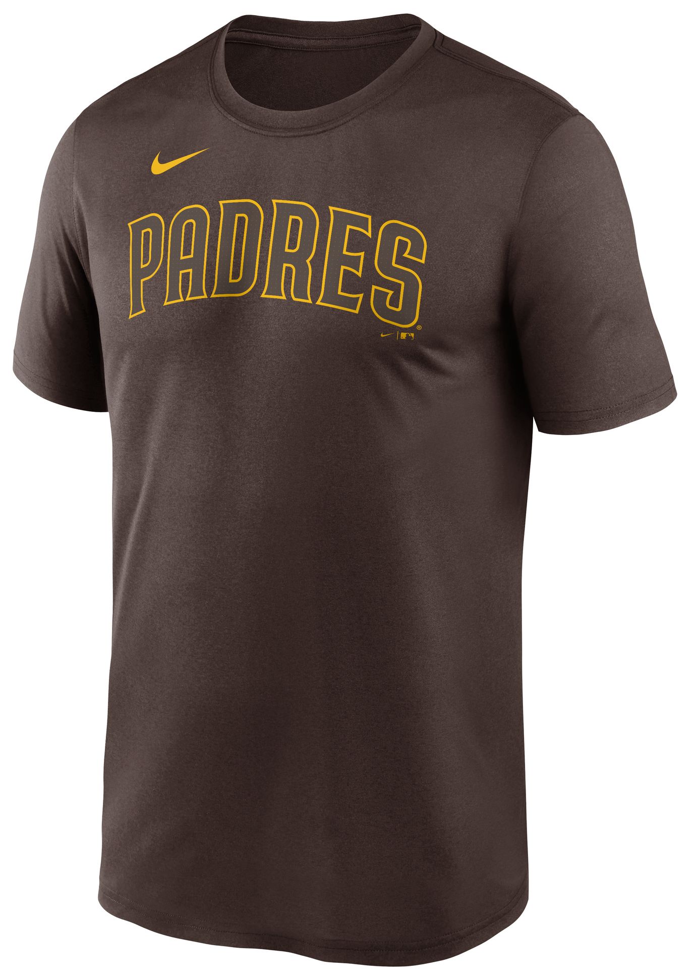 Nike Adult San Diego Padres Wordmark Legend Brown T-Shirt product image