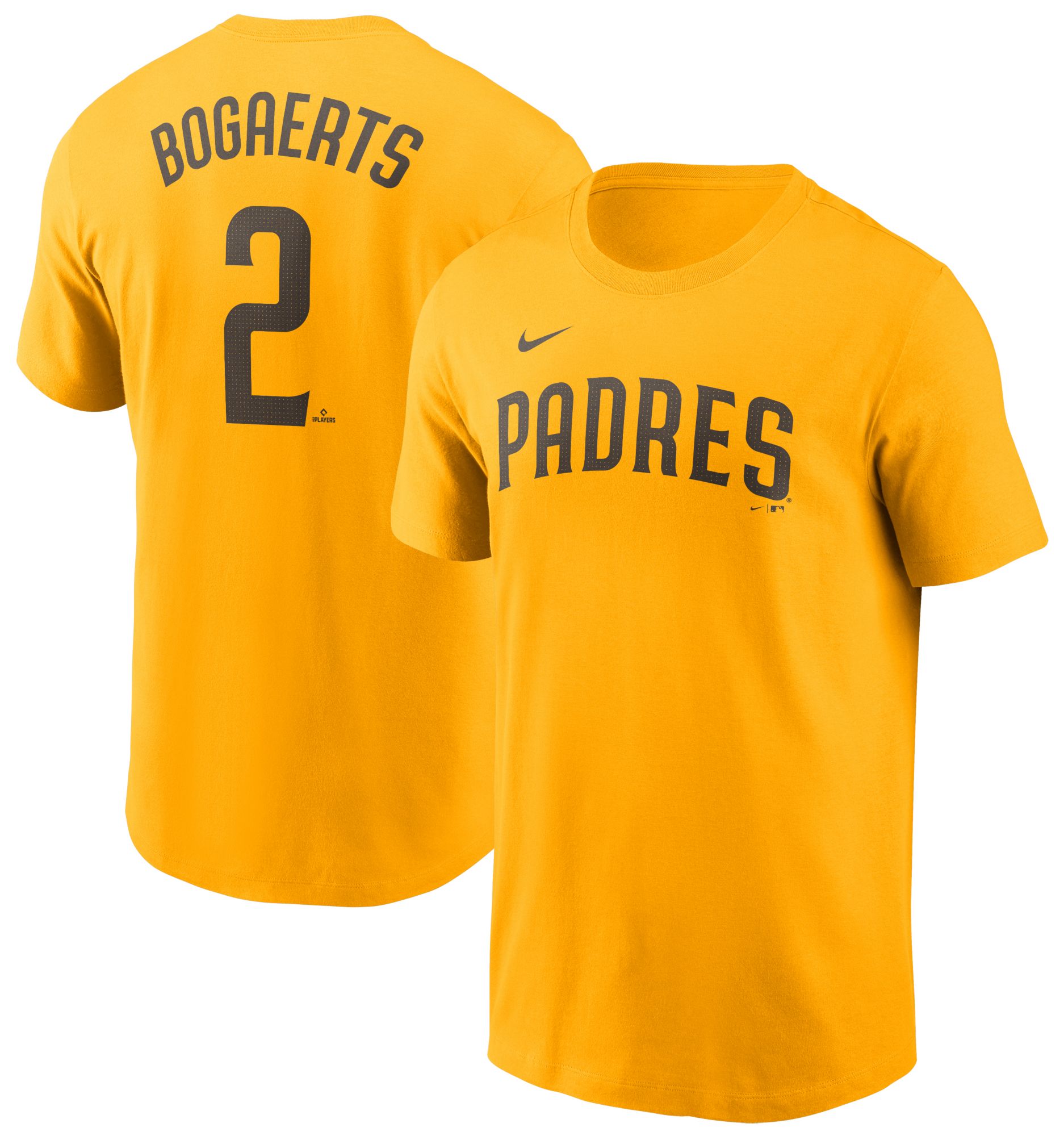 Nike Men's San Diego Padres Xander Bogaerts #2 Yellow T-Shirt product image