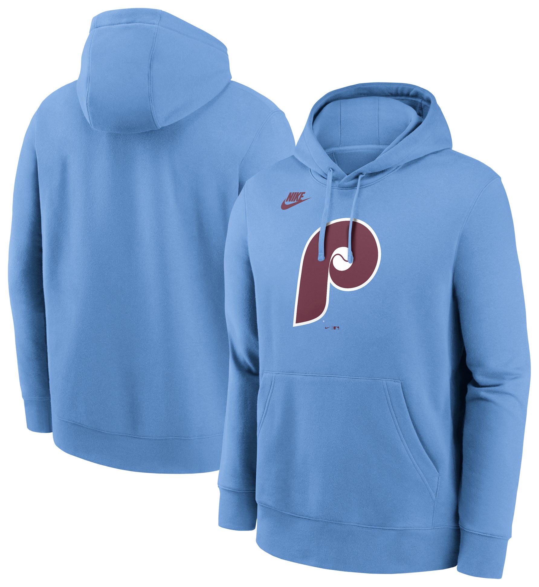 Nike Adult Philadelphia Phillies Club Fleece Light Blue Hoodie product image
