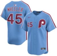 Nike Adult Philadelphia Phillies Light Blue Zack Wheeler #45
