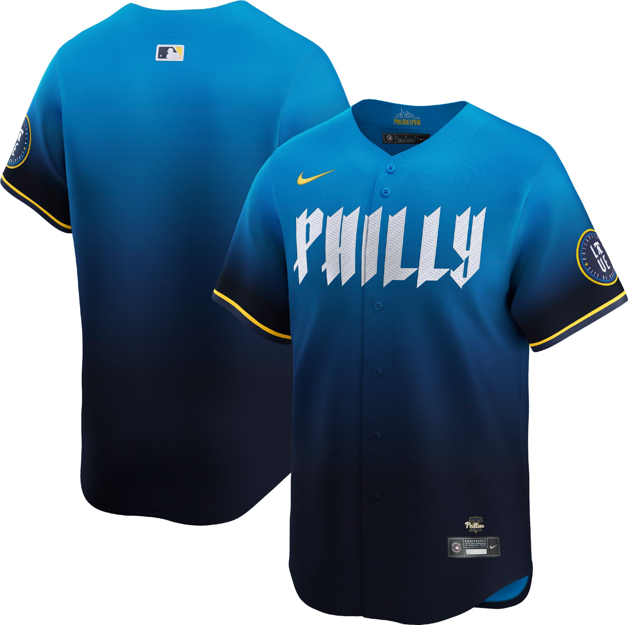 Nike Men's Philadelphia Phillies City Connect Blank Limited Vapor Jersey product image