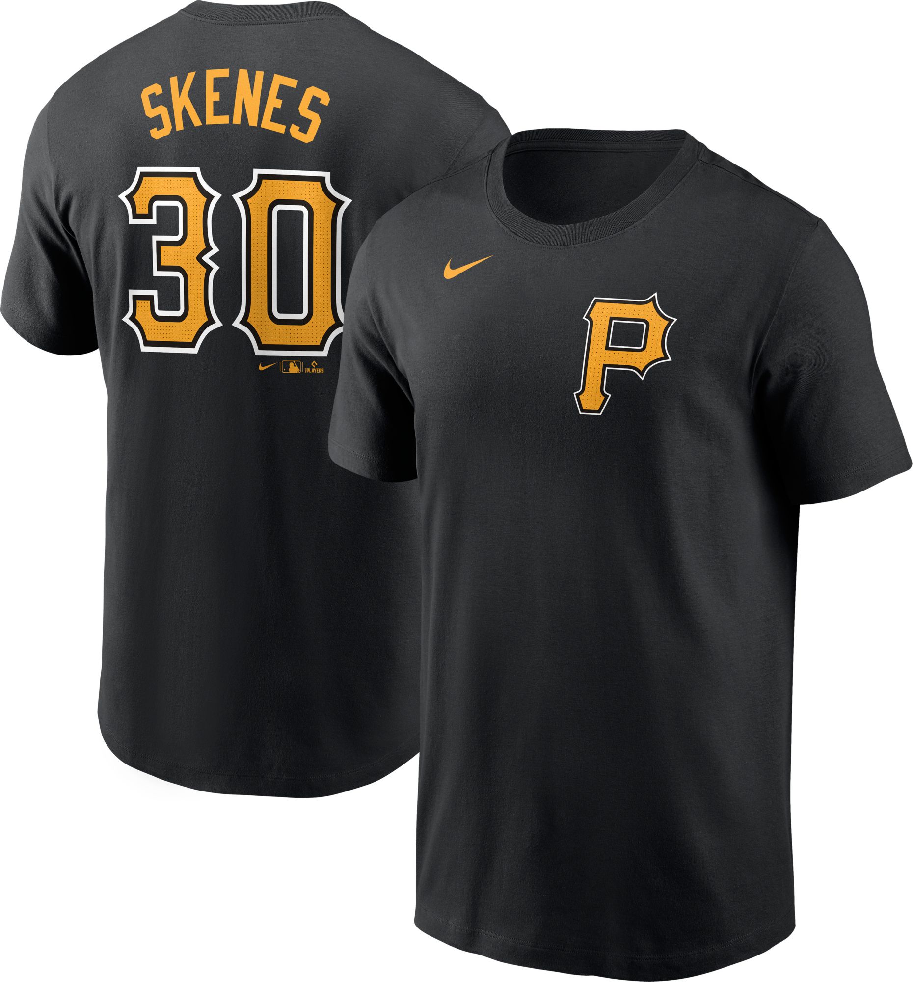 Nike Men's Pittsburgh Pirates Paul Skenes #30 Black Alternate T-Shirt product image