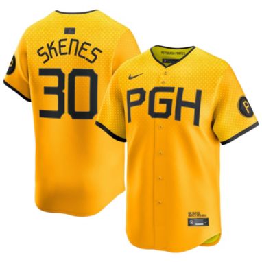 Nike Adult Pittsburgh Pirates City Connect Yellow Paul Skenes #30