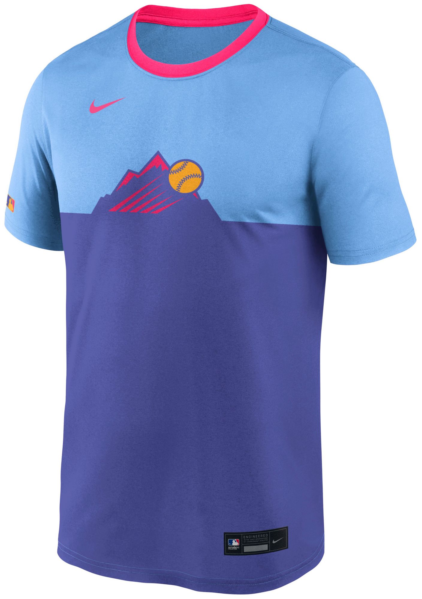 Nike Adult Colorado Rockies City Connect Blue Legend T-Shirt product image