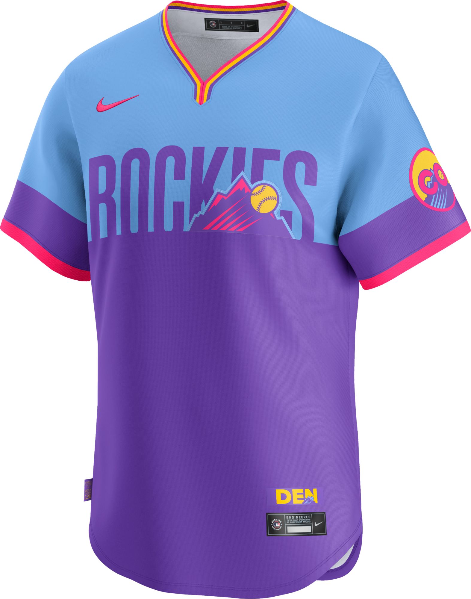 Nike Men's Colorado Rockies City Connect Blank Limited Vapor Jersey product image