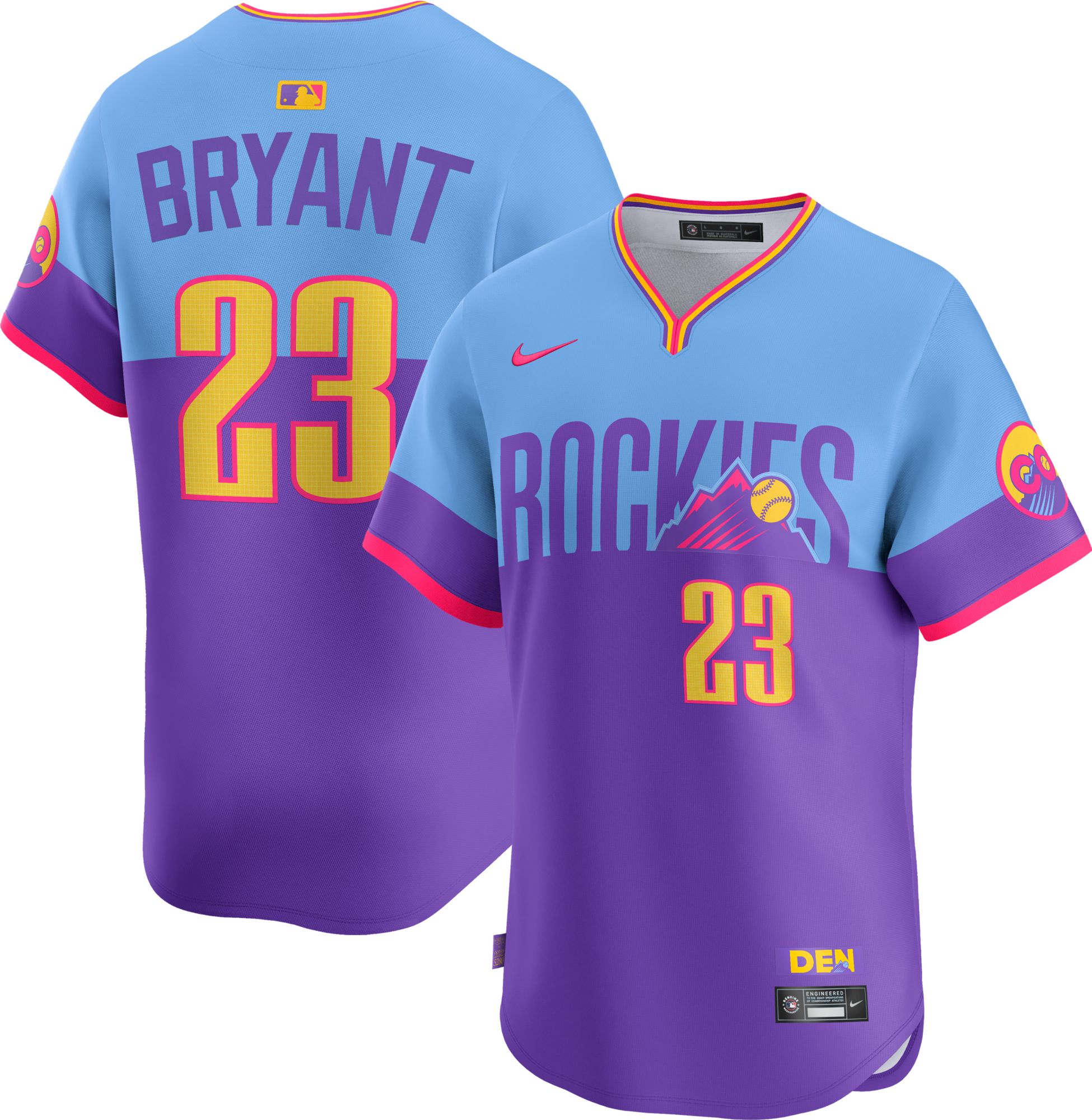 Nike Men's Colorado Rockies Kris Bryant #23 2025 City Connect Limited Vapor Jersey product image