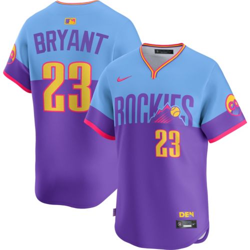 未開封 NCT NATION バスケットボール ユニフォーム+ラキドロ ユウタ Nike Men's Colorado Rockies Todd Helton #17 City Connect Purple