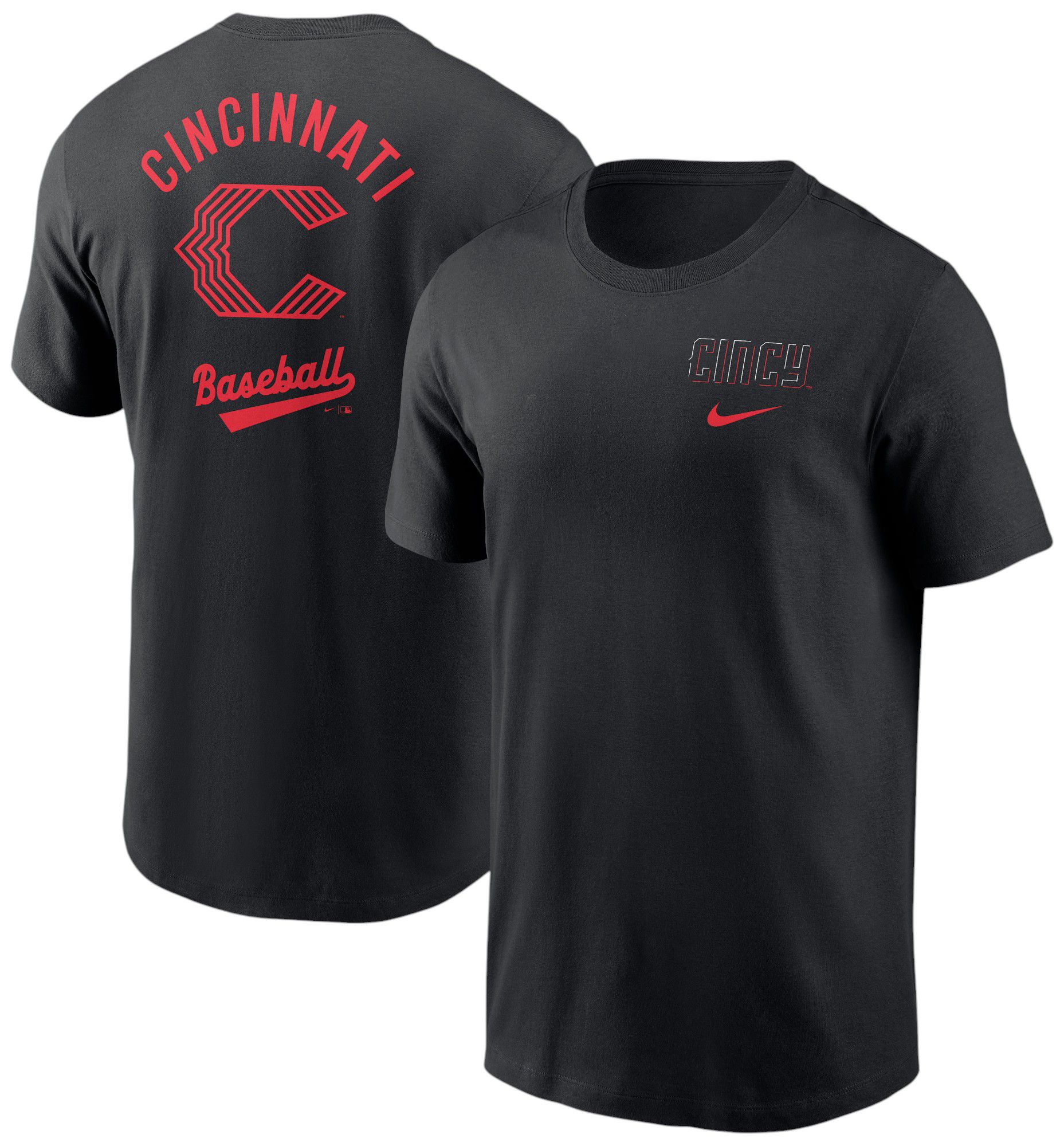Nike Adult Cincinnati Reds City Connect Black Logo T-Shirt product image