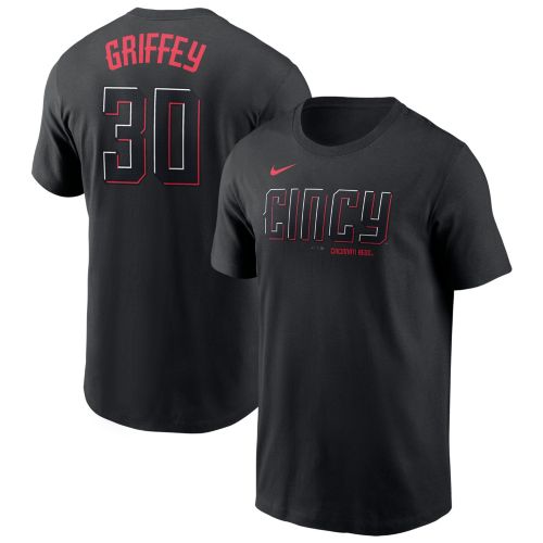 Nike Men's Cincinnati Reds Elly De La Cruz #44 Black Home T-Shirt