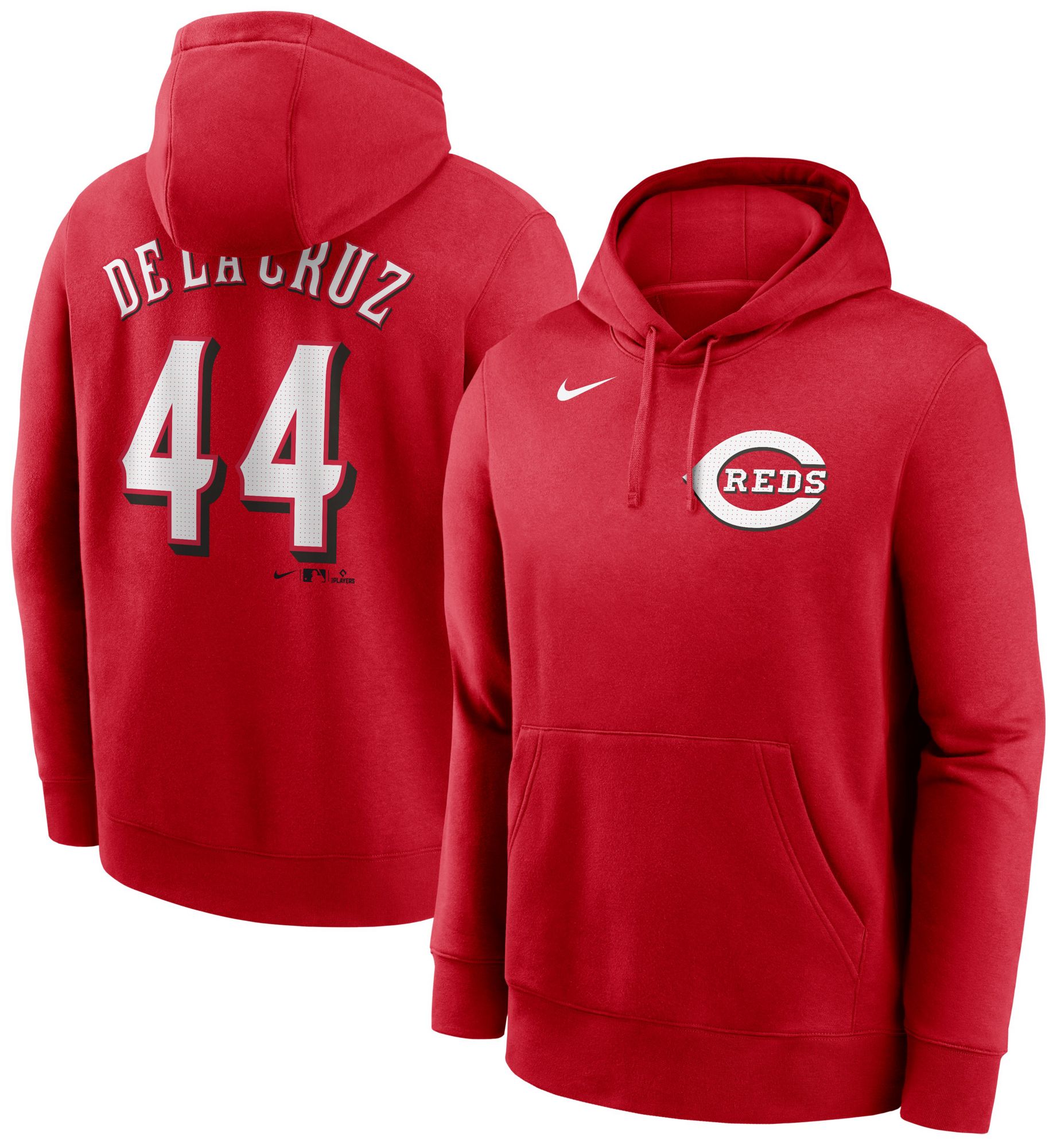Nike Men's Cincinnati Reds Elly De La Cruz #44 Red Pullover Hoodie product image