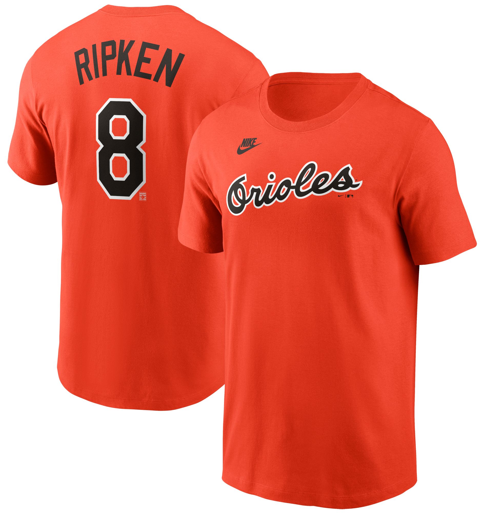 Nike Men's Baltimore Orioles Cal Ripken Jr. #8 Orange T-Shirt product image