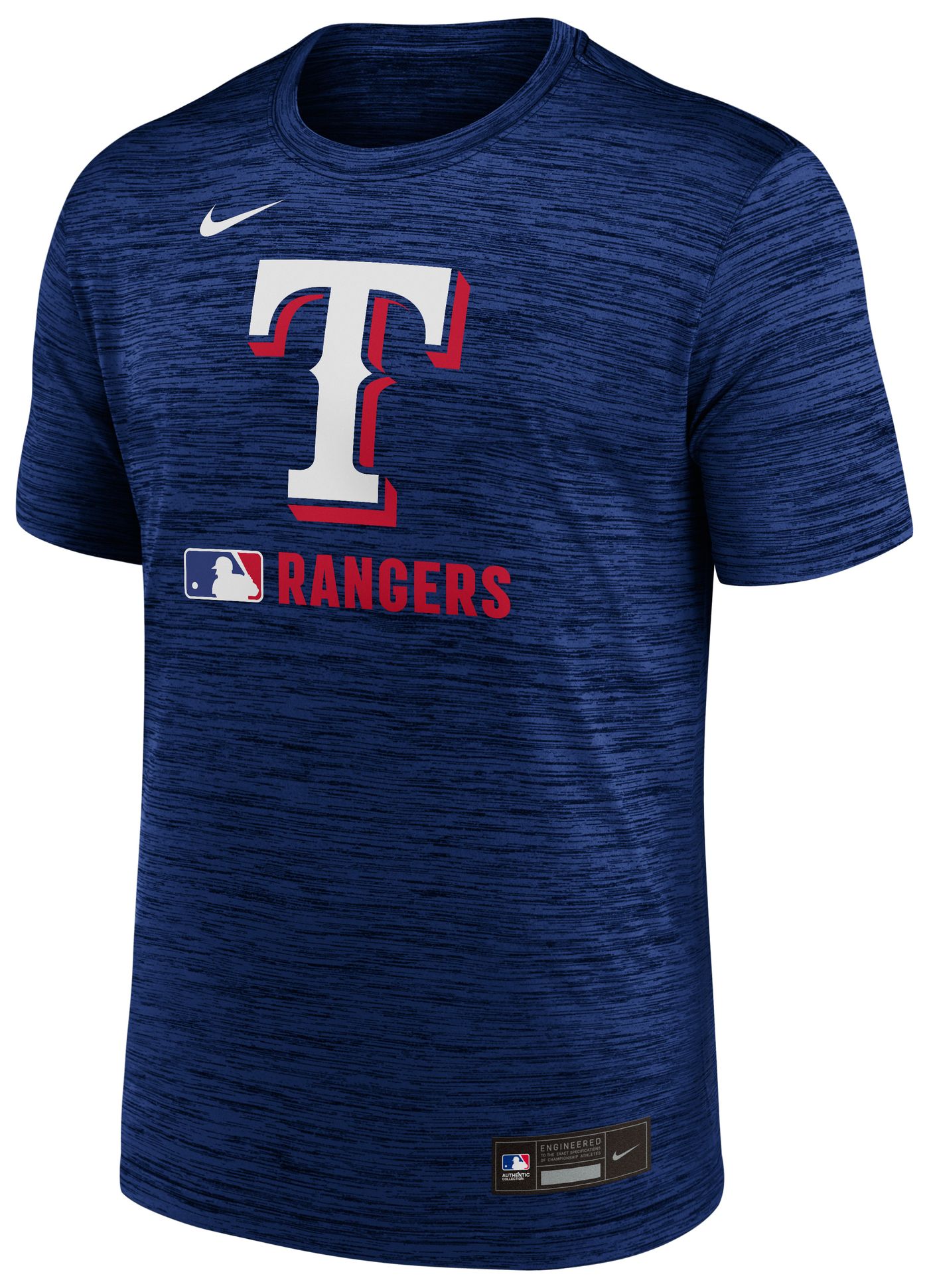 Nike Men's Texas Rangers Royal Authentic Collection Velocity T-Shirt product image
