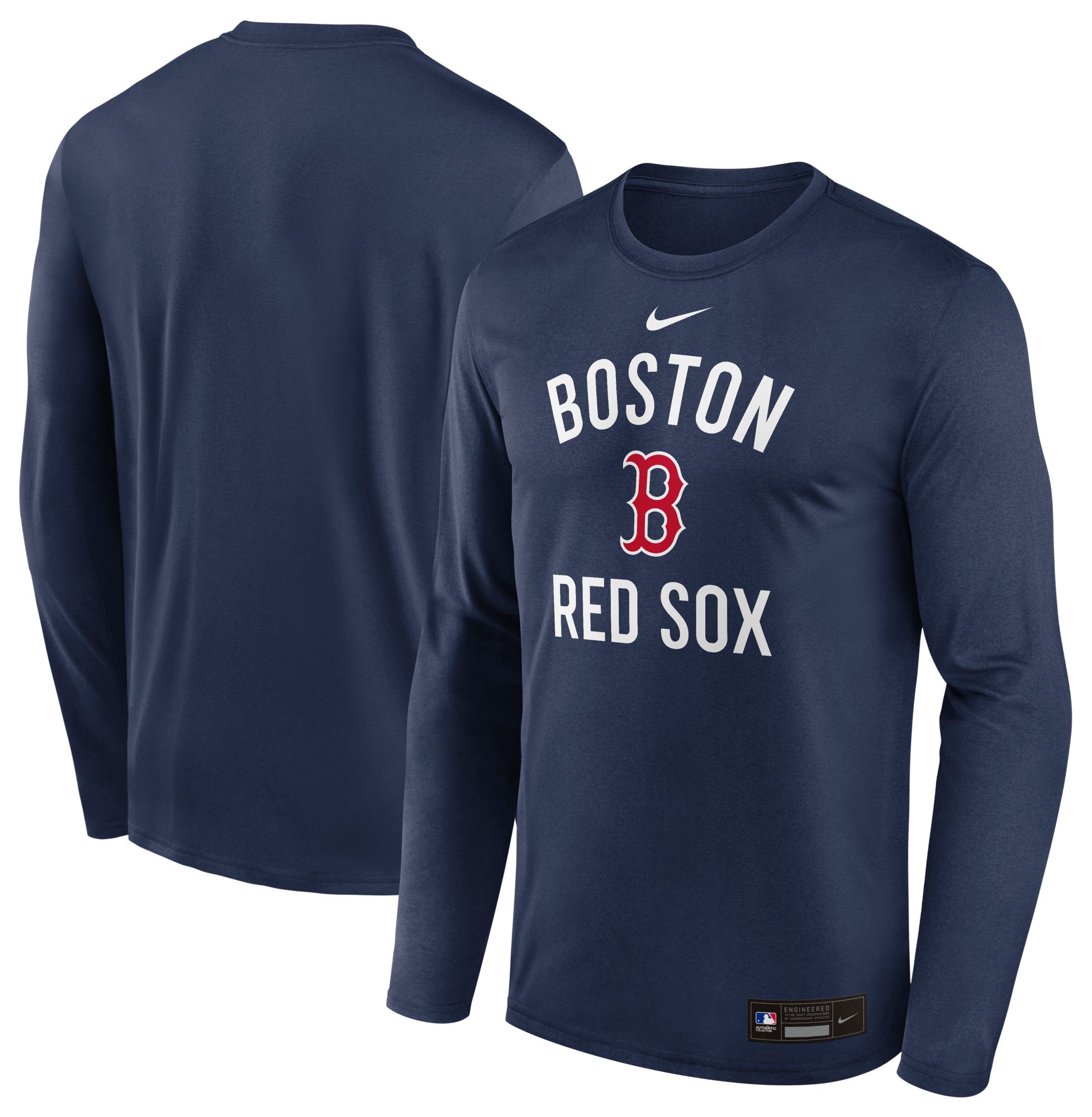 Nike Men's Boston Red Sox Navy Authentic Collection Legend Long Sleeve T-Shirt product image
