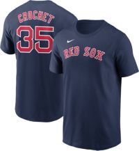 Nike Men's Boston Red Sox Garrett Crochet #35 Navy T-Shirt
