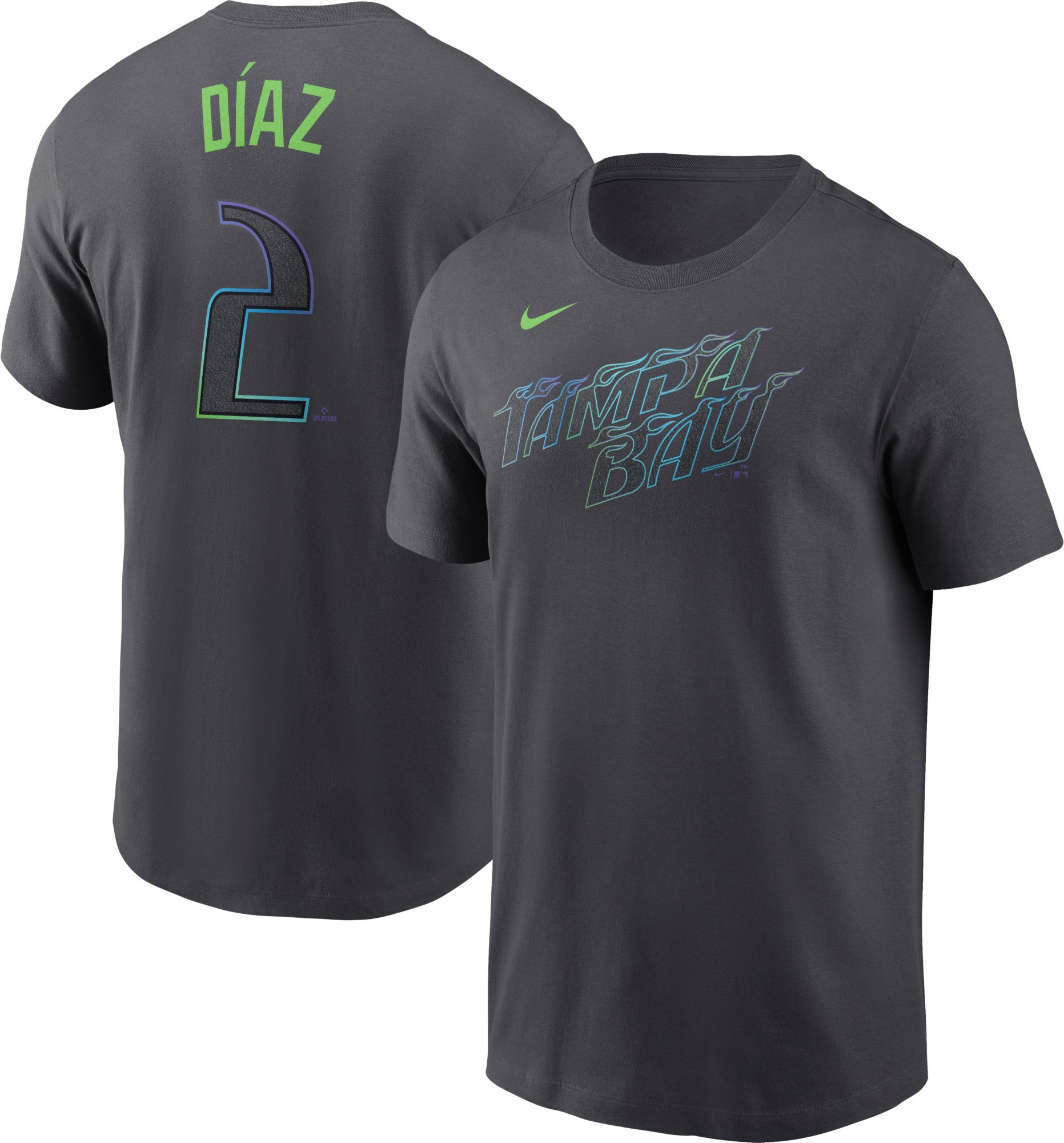 Nike Men's Tampa Bay Rays City Connect Yandy Díaz #2 T-Shirt product image