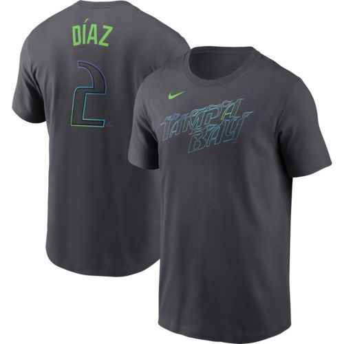 Nike Men's Tampa Bay Rays Ha-seong Kim #7 Black T-Shirt | Dick's