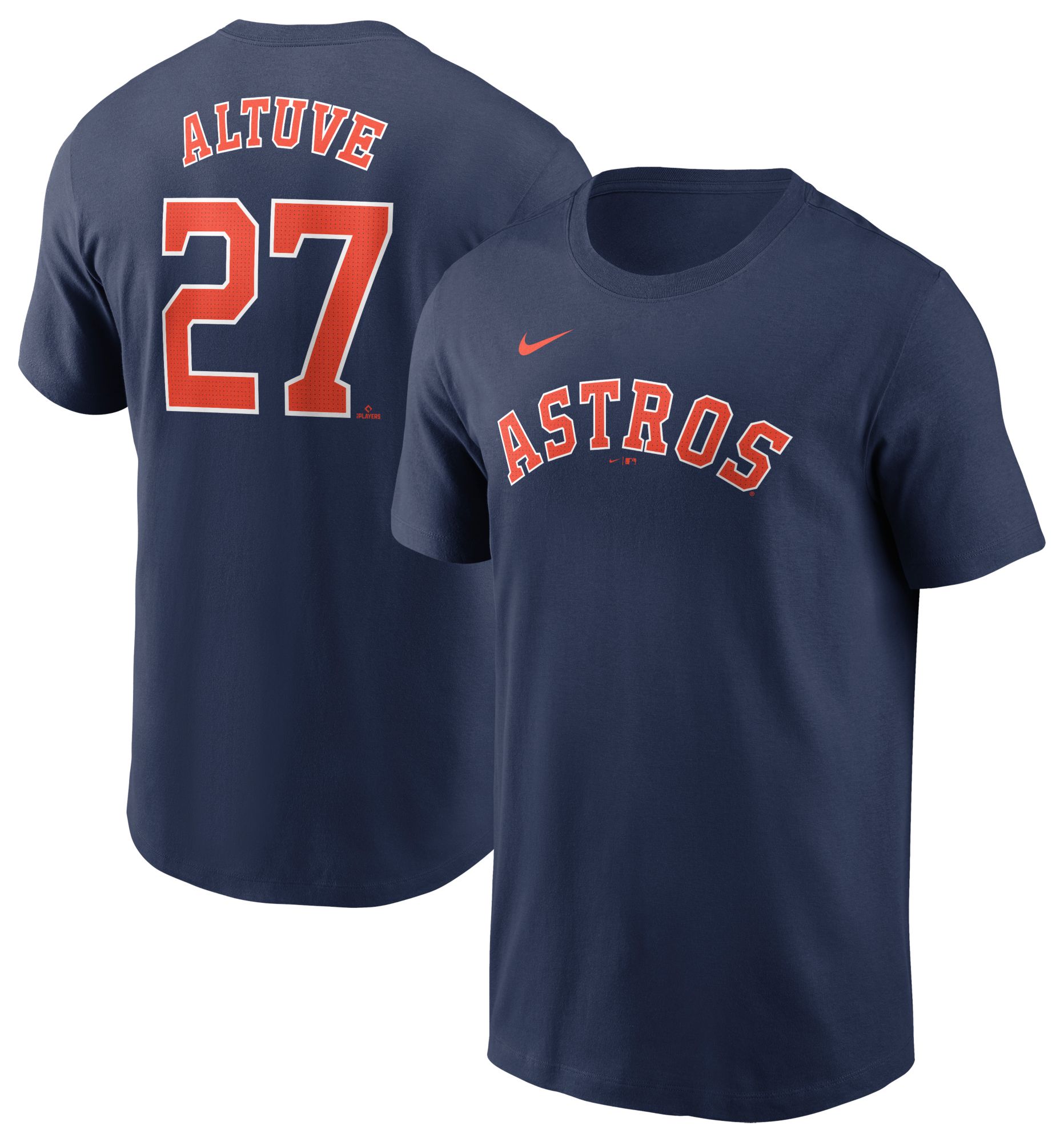 Nike Men's Houston Astros José Altuve #27 Navy T-Shirt product image