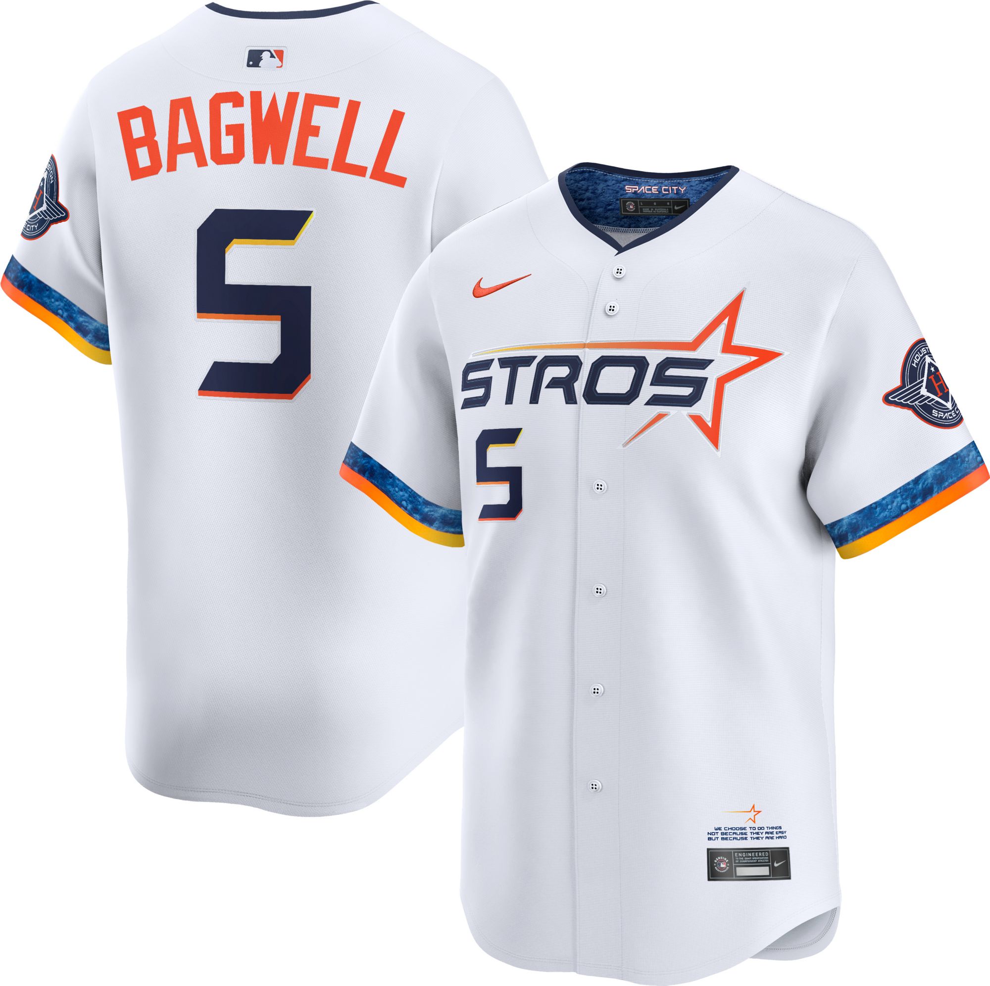 Nike Men's Houston Astros Jeff Bagwell #5 City Connect Limited Vapor Jersey product image