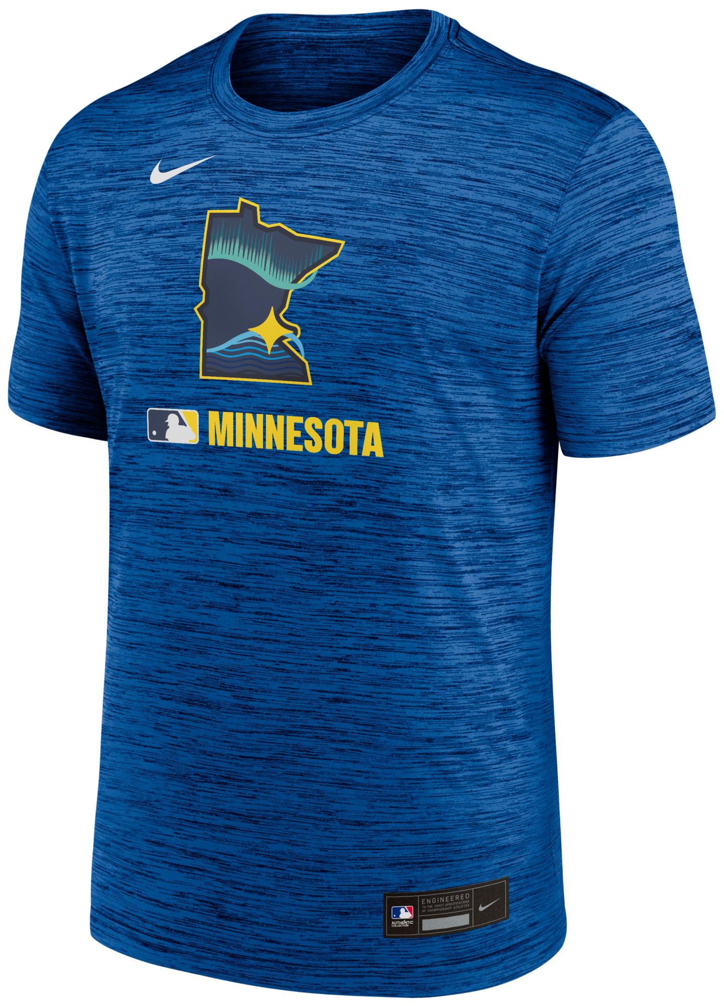 Nike Men's Minnesota Twins Royal Velocity T-Shirt product image