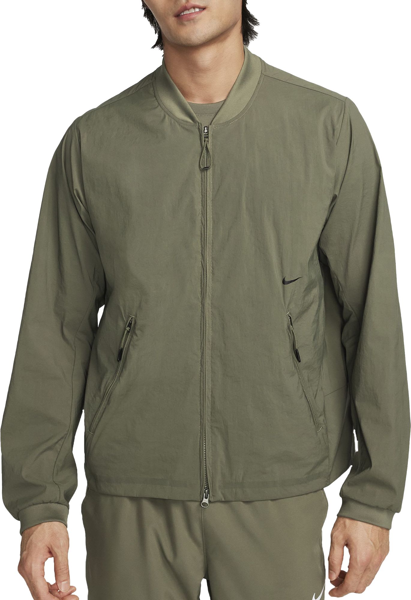 nike khaki bomber jacket