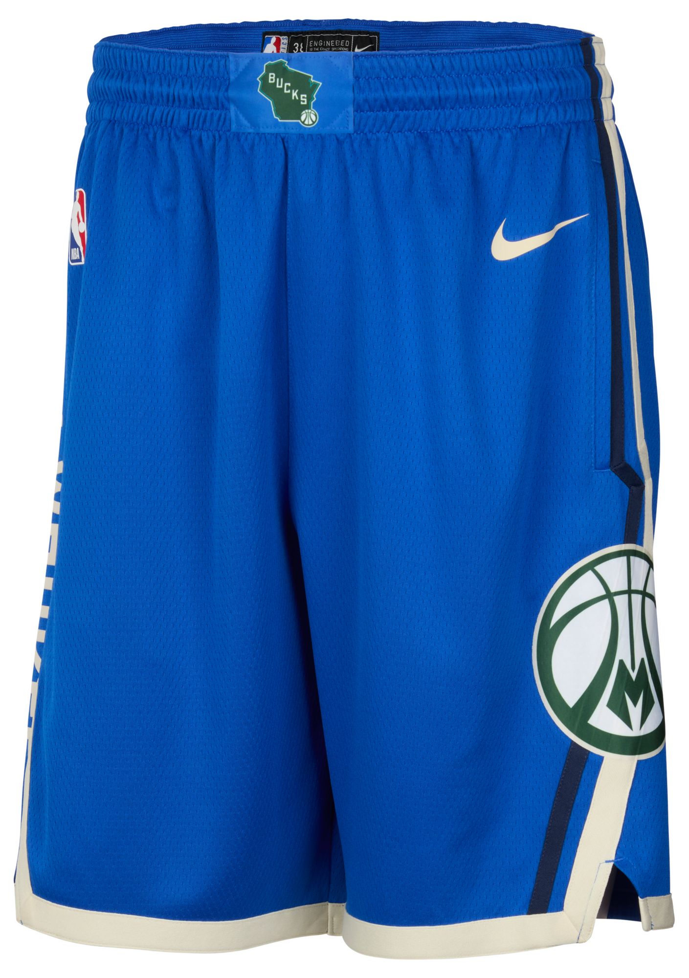Nike Adult 2024-25 City Edition Milwaukee Bucks Swingman Shorts product image