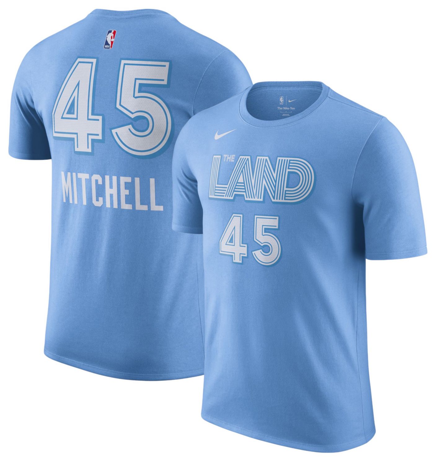 Nike Adult 2024 25 City Edition Cleveland Cavaliers Donovan Mitchell 45 T Shirt Men s XXL Blue