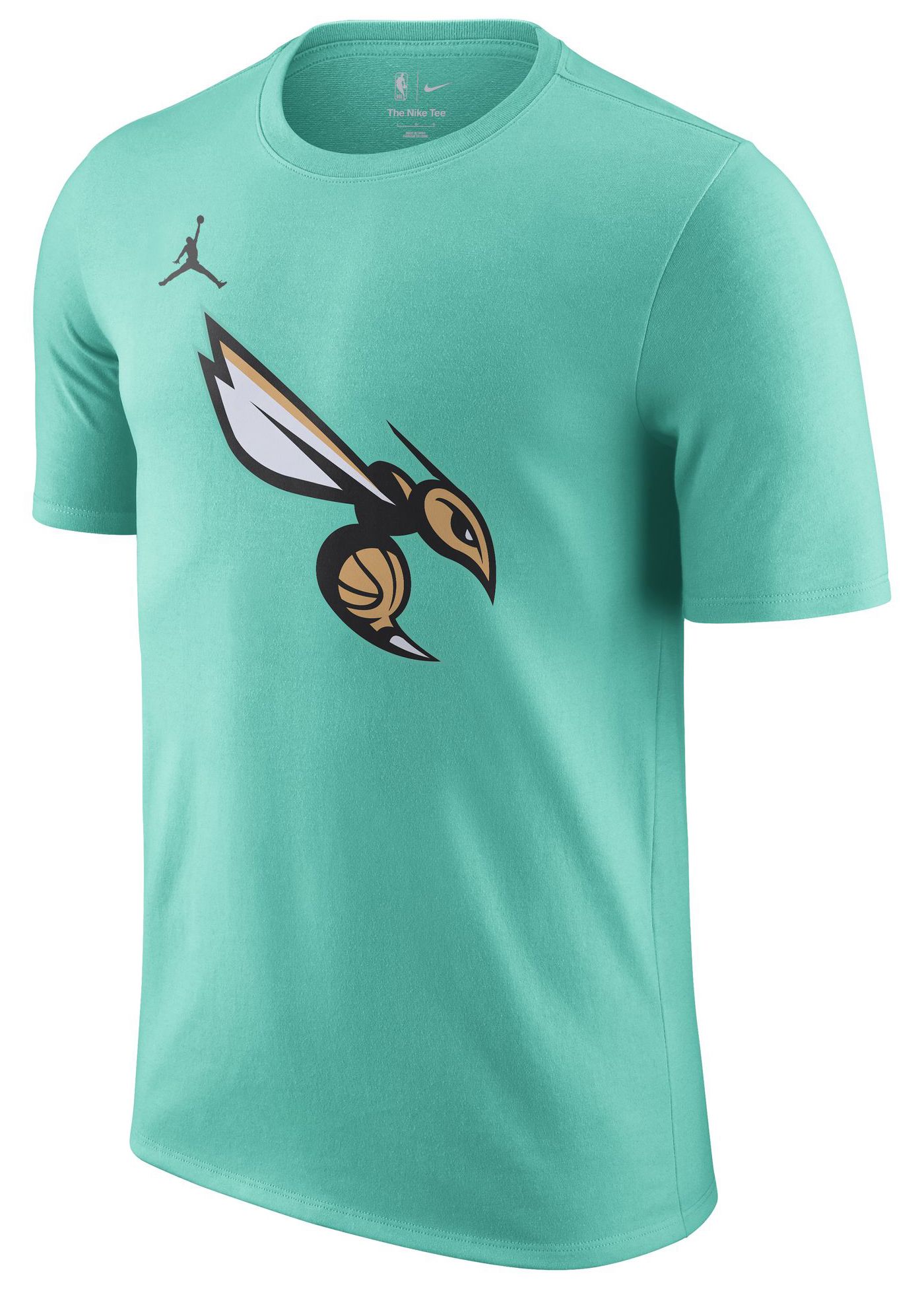 Nike Adult 2024 25 City Edition Charlotte Hornets Logo T Shirt Men s Medium Green