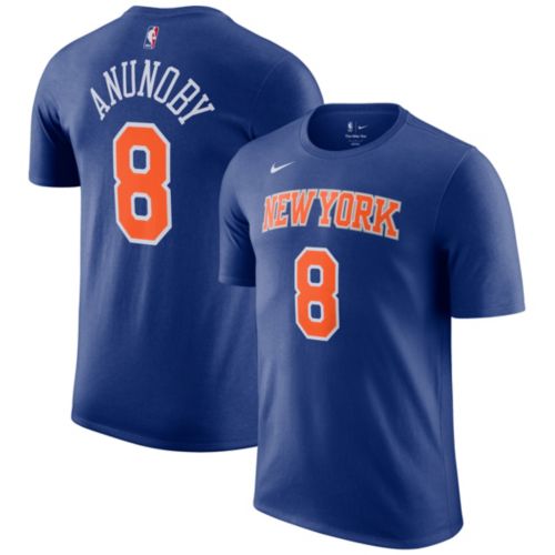 Nike Men's New York Knicks Mikal Bridges #25 Blue T-Shirt | Dick's