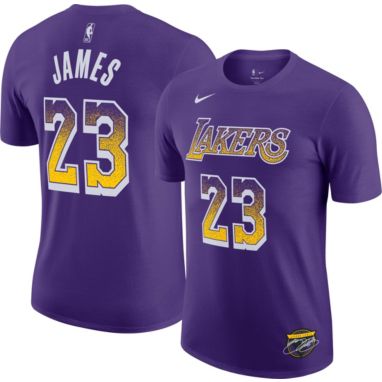 sorry, Nike Adult 2024-25 Select Series Los Angeles Lakers Purple LeBron James #23 T-Shirt is currently out of stock