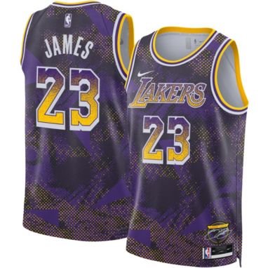 sorry, Nike Adult 2024-25 Select Series Los Angeles Lakers LeBron James #23 Purple Replica Jersey is currently out of stock
