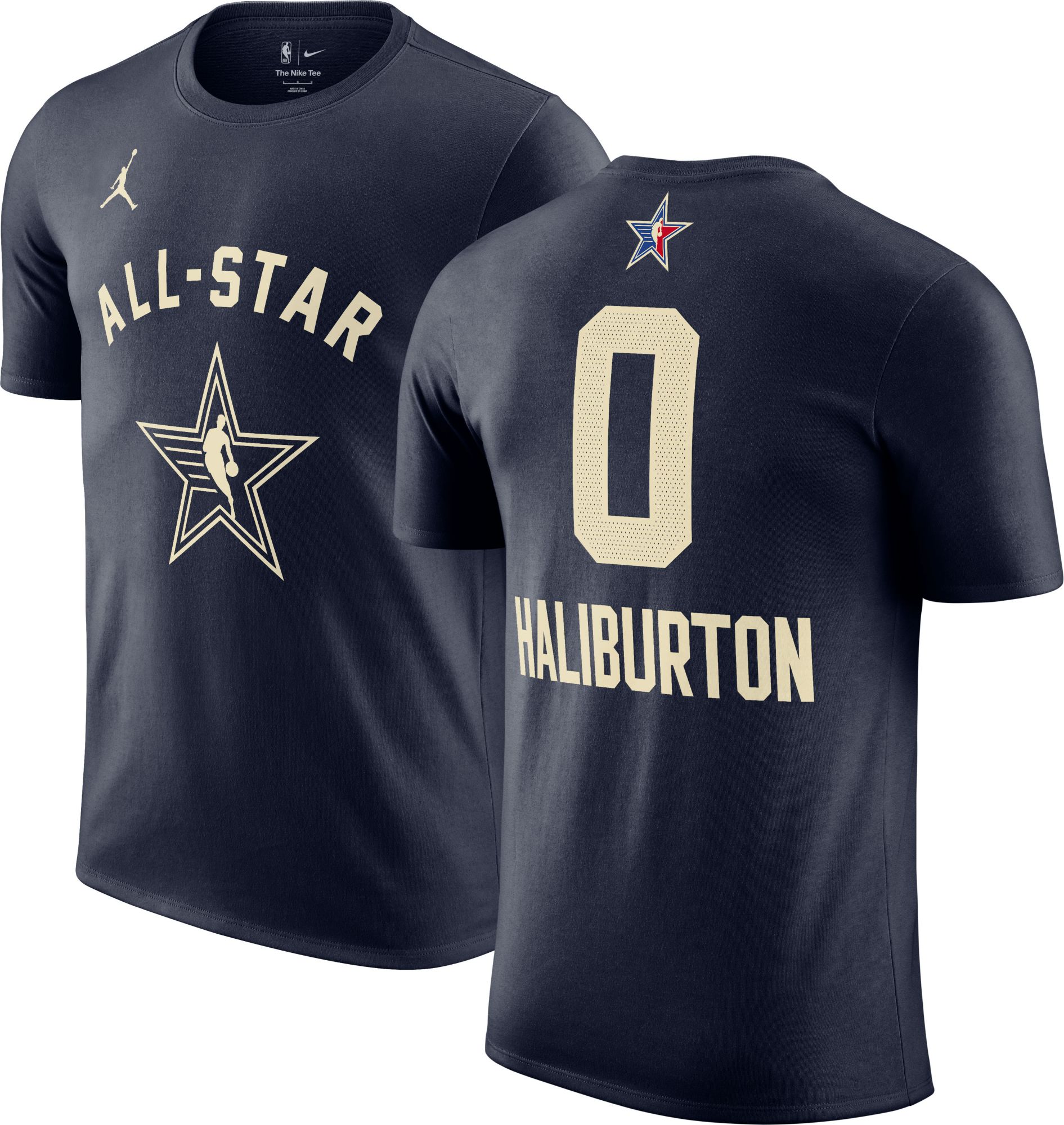 Nike Adult 2024 NBA All-Star Game Indiana Pacers Tyrese Haliburton #0 Blue T-Shirt