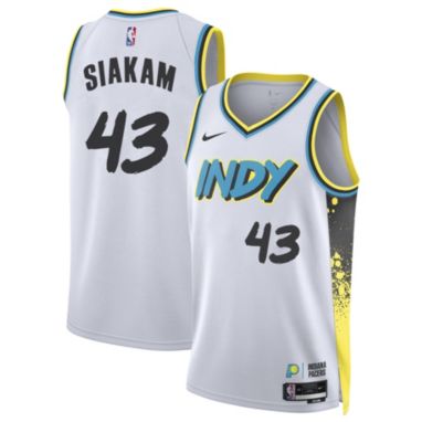 sorry, Nike Adult 2024-25 City Edition Indiana Pacers Pascal Siakam #43 White Replica Jersey is currently out of stock