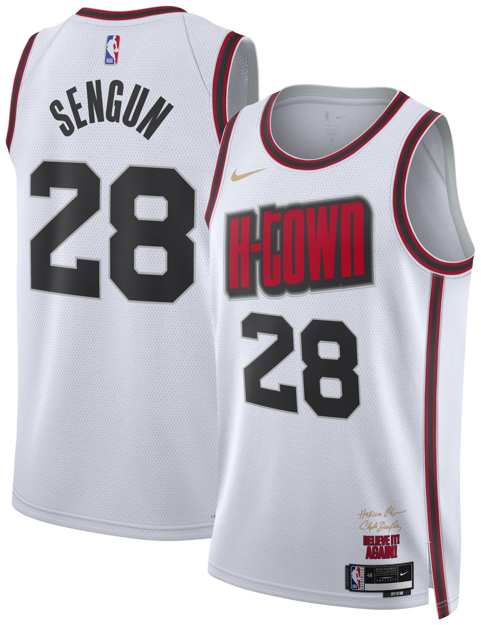Nike Adult 2024-25 City Edition Houston Rockets Alperen Sengun #28 Swingman Jersey product image