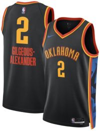 Nike Adult 2024-25 City Edition Oklahoma City Thunder Shai Gilgeous-Alexander #2 Jersey