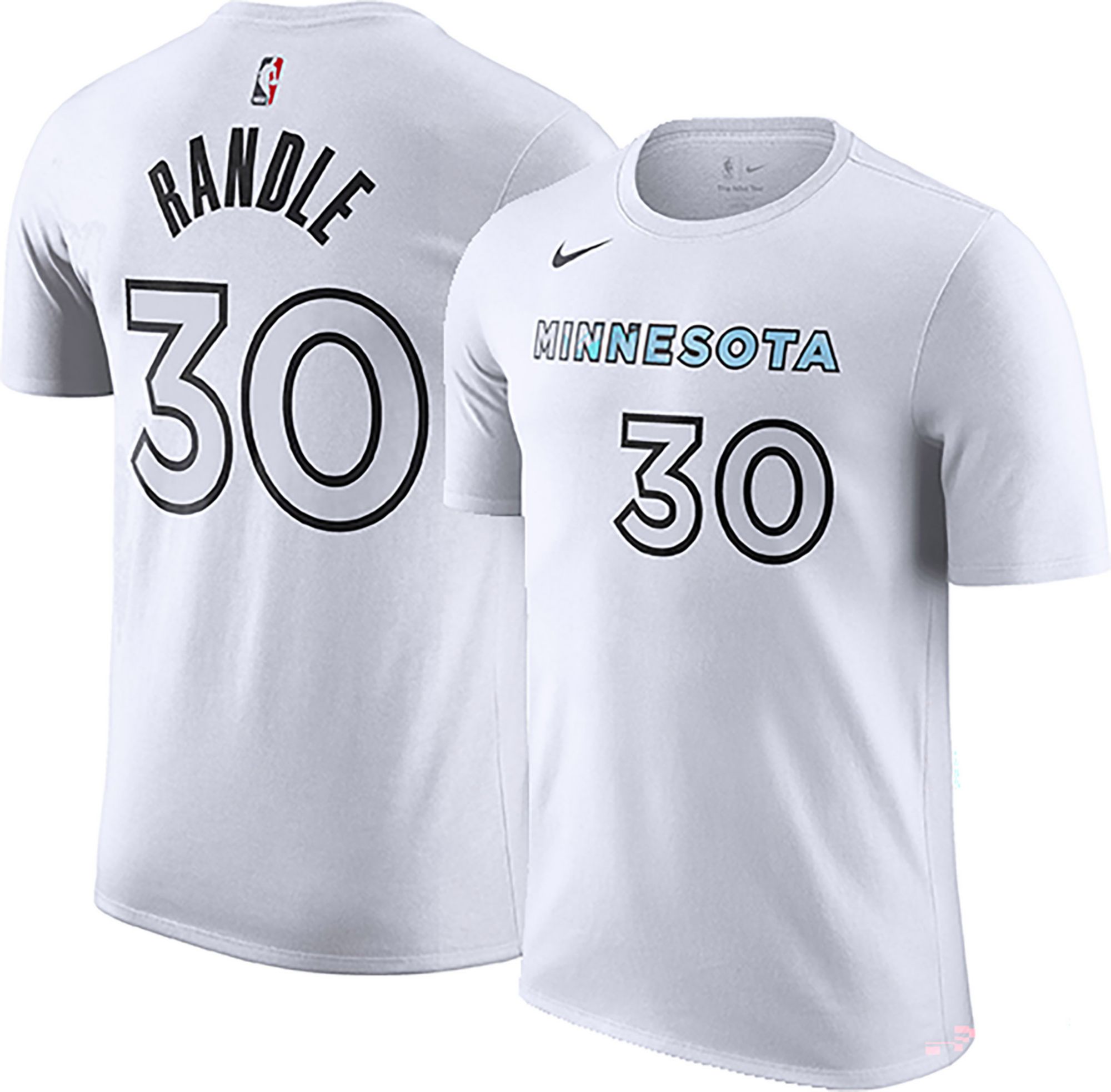 Nike Men's Minnesota Timberwolves Julius Randle #30 Icon Navy T-Shirt product image