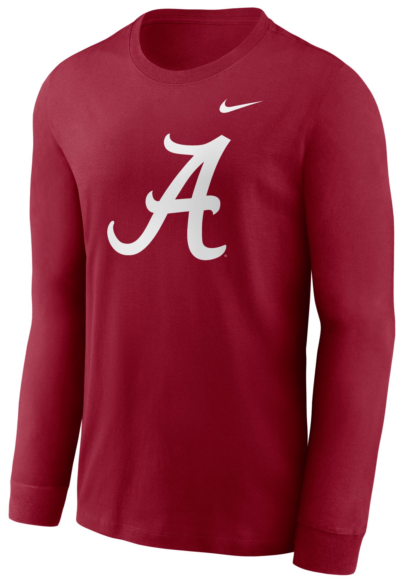 Nike Men's Alabama Crimson Tide Crimson Core Cotton Logo Long Sleeve T-Shirt product image