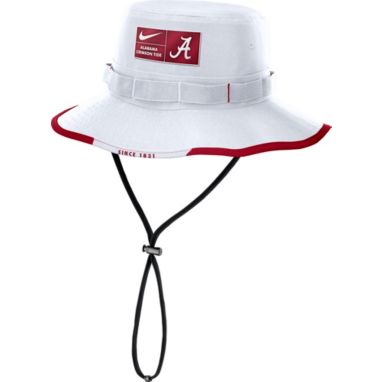 sorry, Nike Men's Alabama Crimson Tide White Dri-FIT Apex Boonie Bucket Hat is currently out of stock