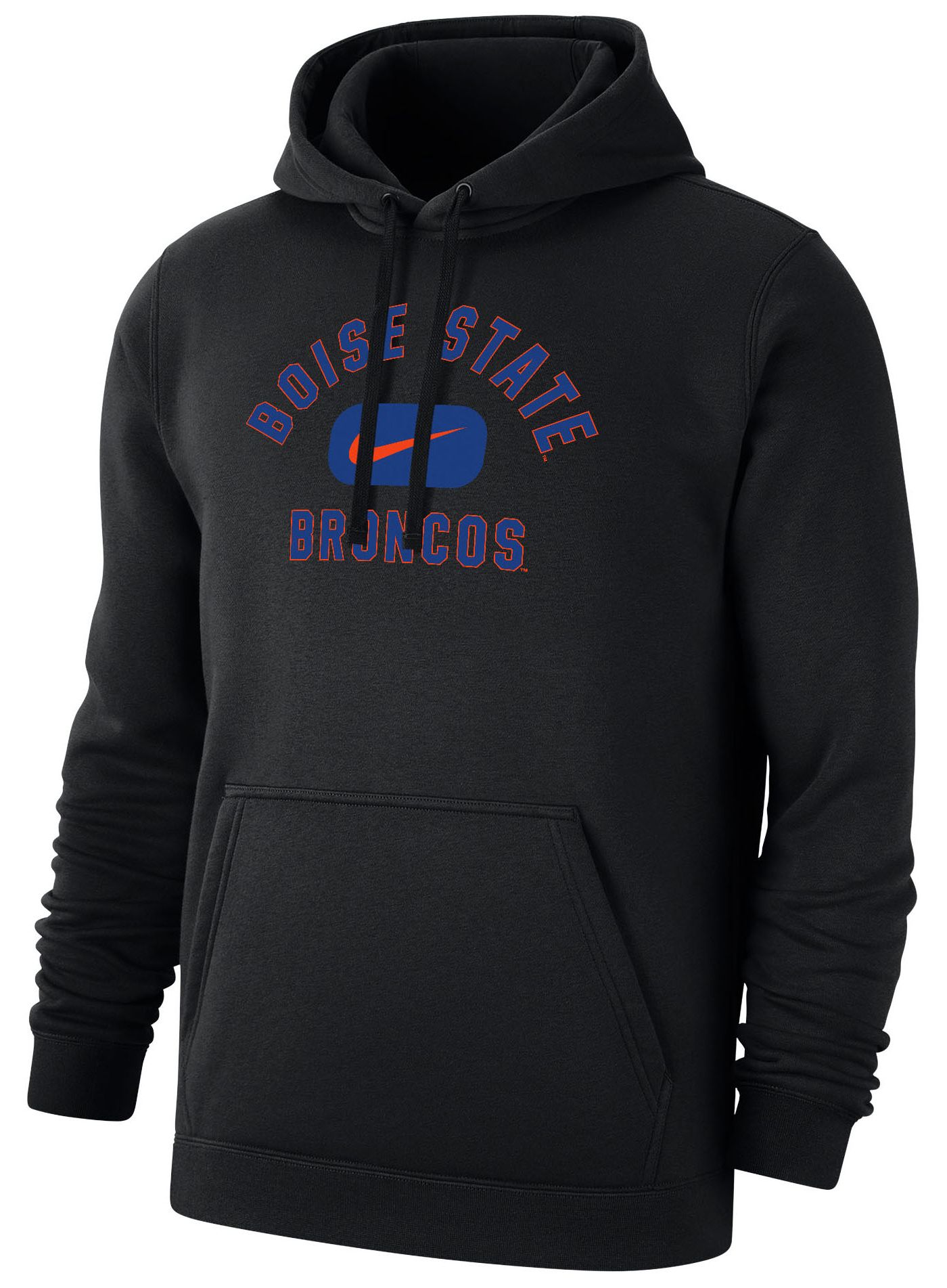 Nike Men's Boise State Broncos Black Logo Pullover Hoodie 