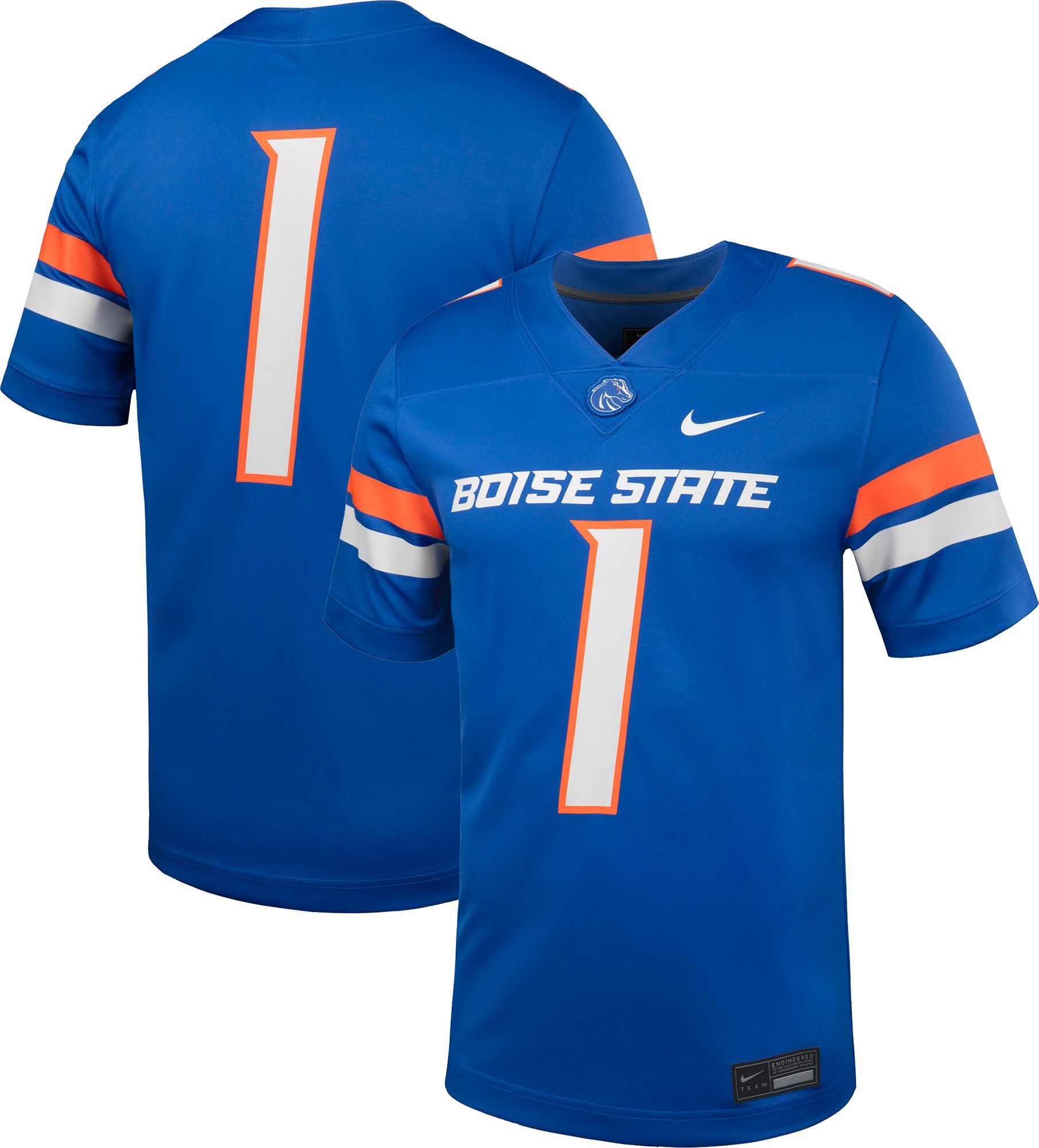 Nike Men's Boise State Broncos #1 Blue  Untouchable Replica Football Jersey product image