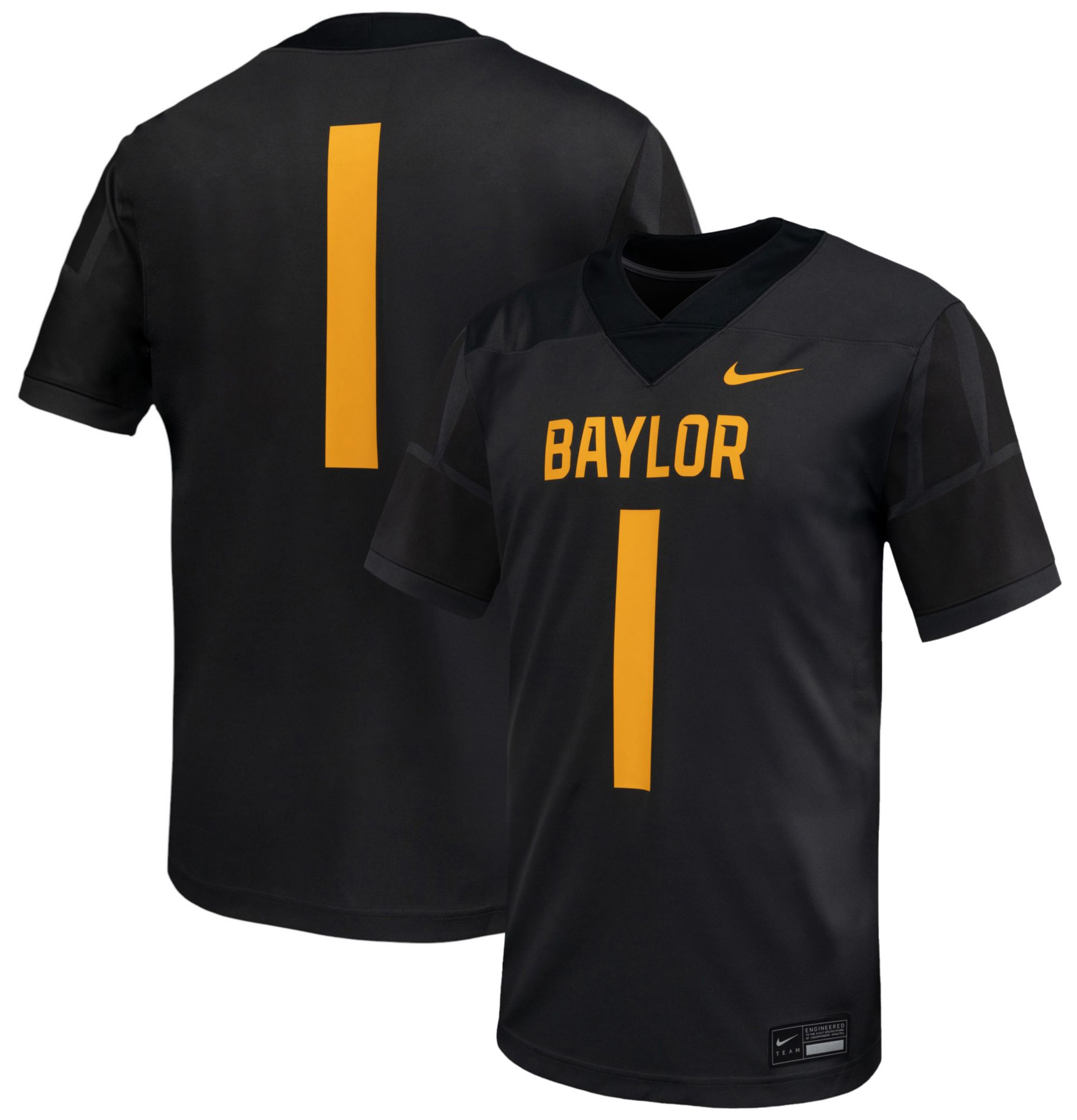 Nike Men's Baylor Bears Grey Replica Alternate Football Jersey product image