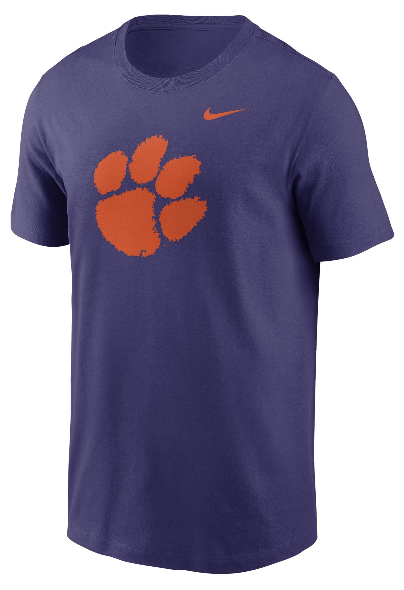 Nike Men's Clemson Tigers Orchid Core Cotton Logo T-Shirt product image