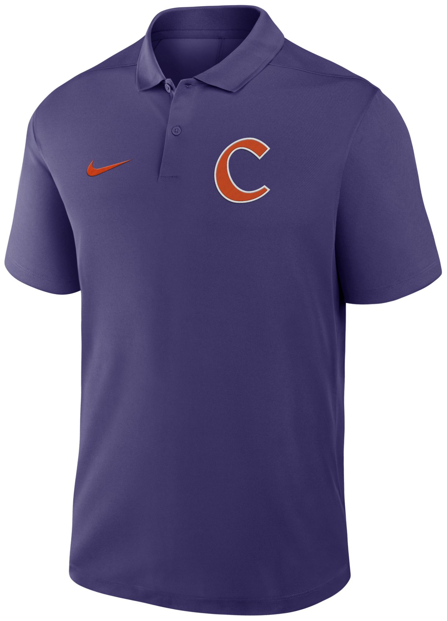 Nike Adult Clemson Tigers New Orchid Baseball Polo product image