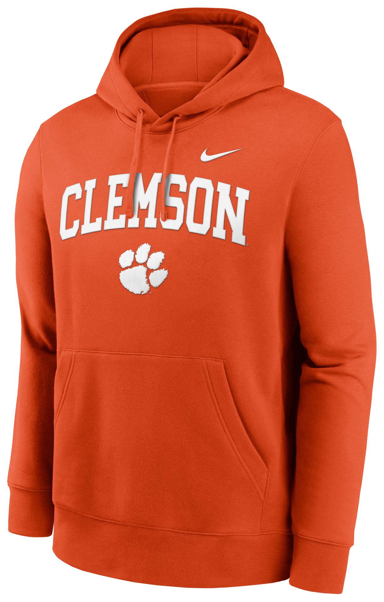 Nike Adult Clemson Tigers Club Fleece University Orange Hoodie product image