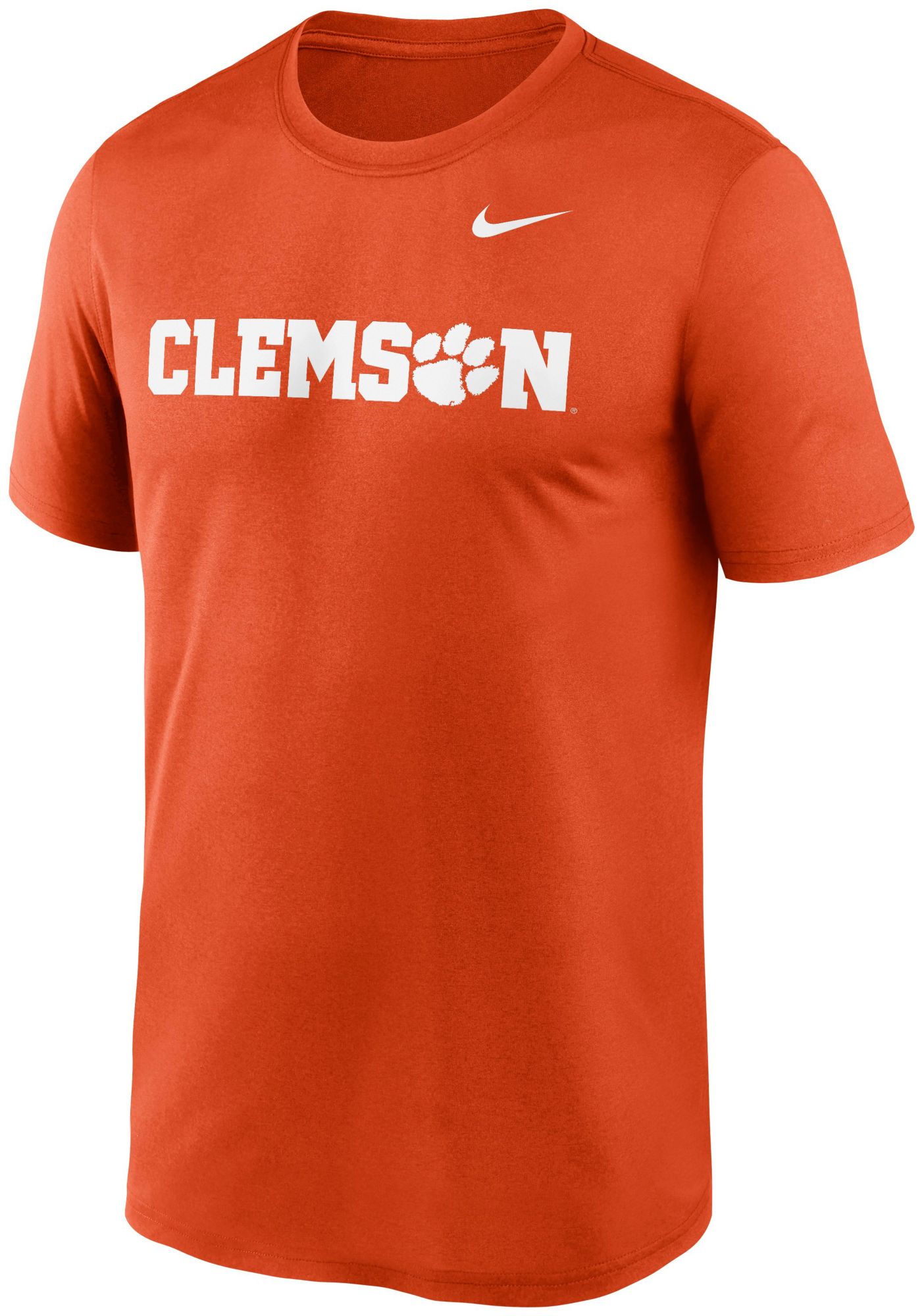 Nike Men's Clemson Tigers Orange Dri-FIT Legend Wordmark T-Shirt product image