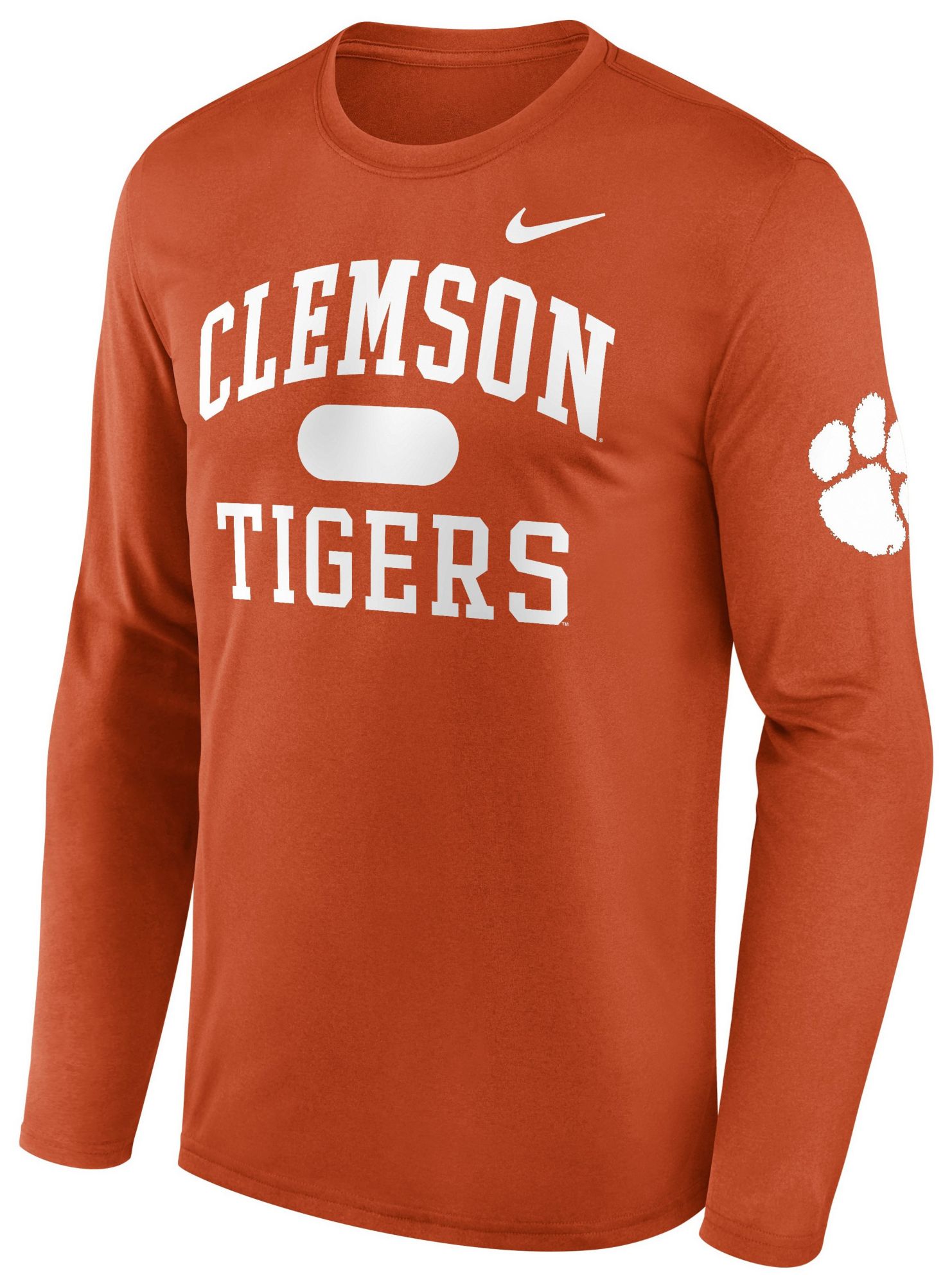Nike Men's Clemson Tigers University Orange Legend Long Sleeve T-Shirt product image