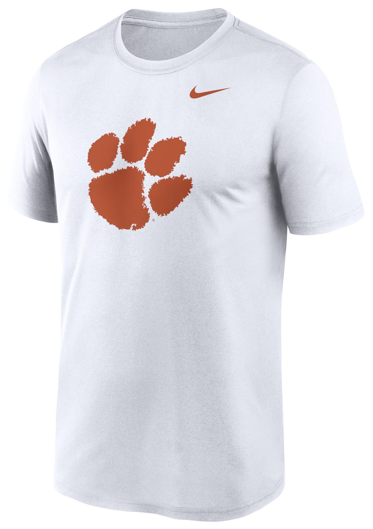 Nike Men's Clemson Tigers White Logo T-Shirt product image